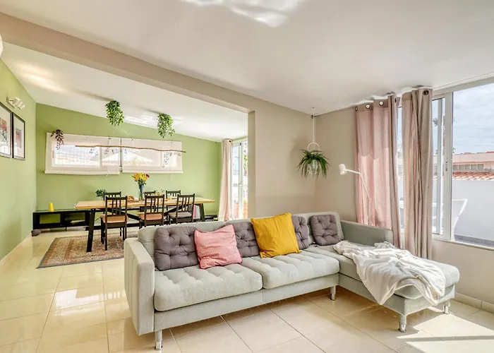 Family With Terrace, Hot Tub, Pool, View And Grill In * Chayofa