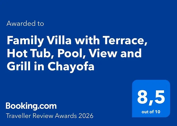 Family With Terrace, Hot Tub, Pool, View And Grill In