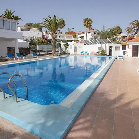 Family With Terrace, Hot Tub, Ac, Pool, View And Grill In Chayofa